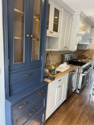 Cabinet refinishing by NYCA Contractors